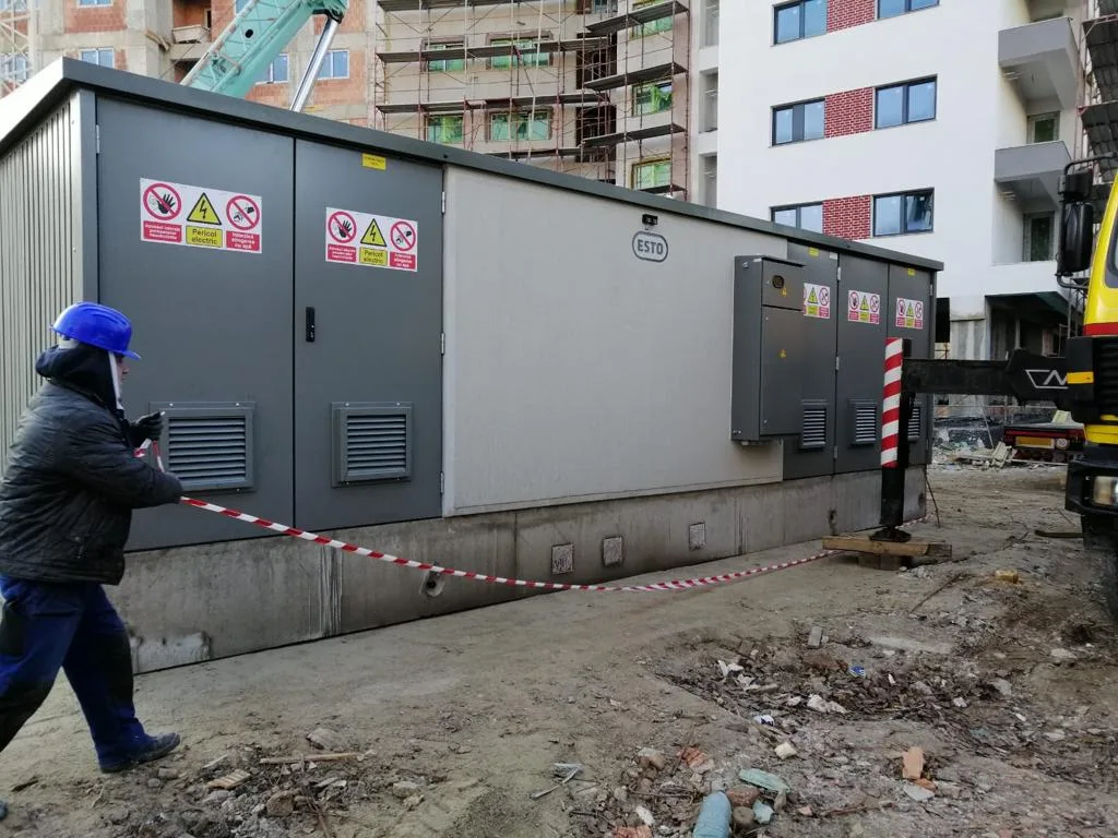 Post de transformare pentru o clădire de birouri